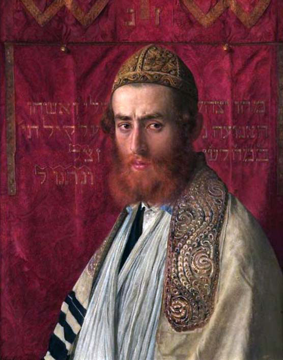 Rabbi Wearing a Kittel and Tallith 